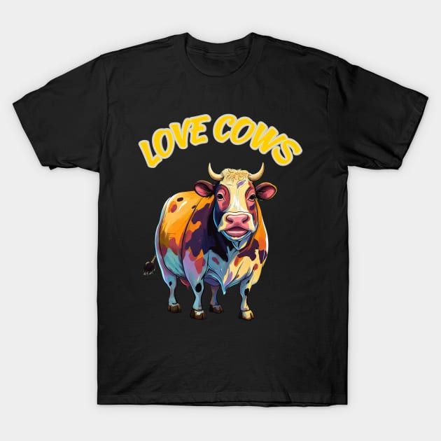 Love Cows T-Shirt by ArtShare